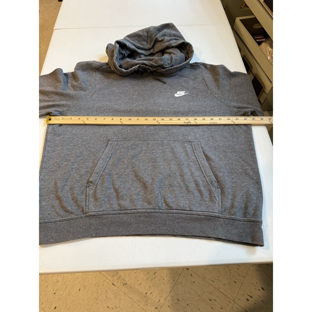 Nike Sportswear Club Fleece Funnel-Neck Hoodie Women's Size Extra Large Gym Cowl - Picture 4 of 8